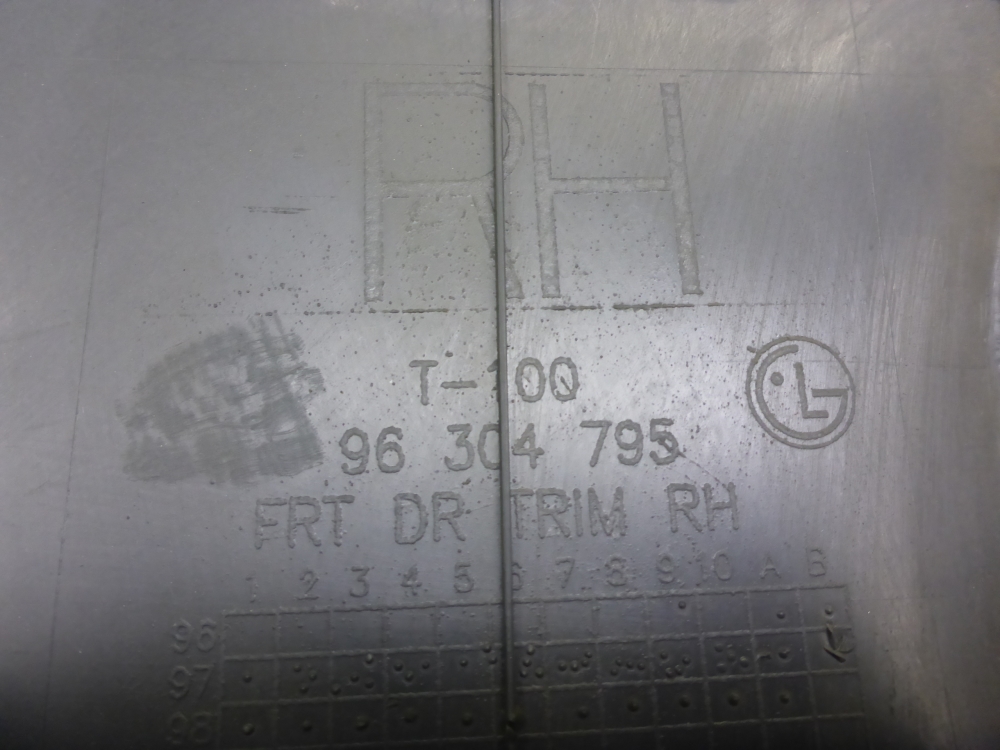 Обшивка двери передней правой