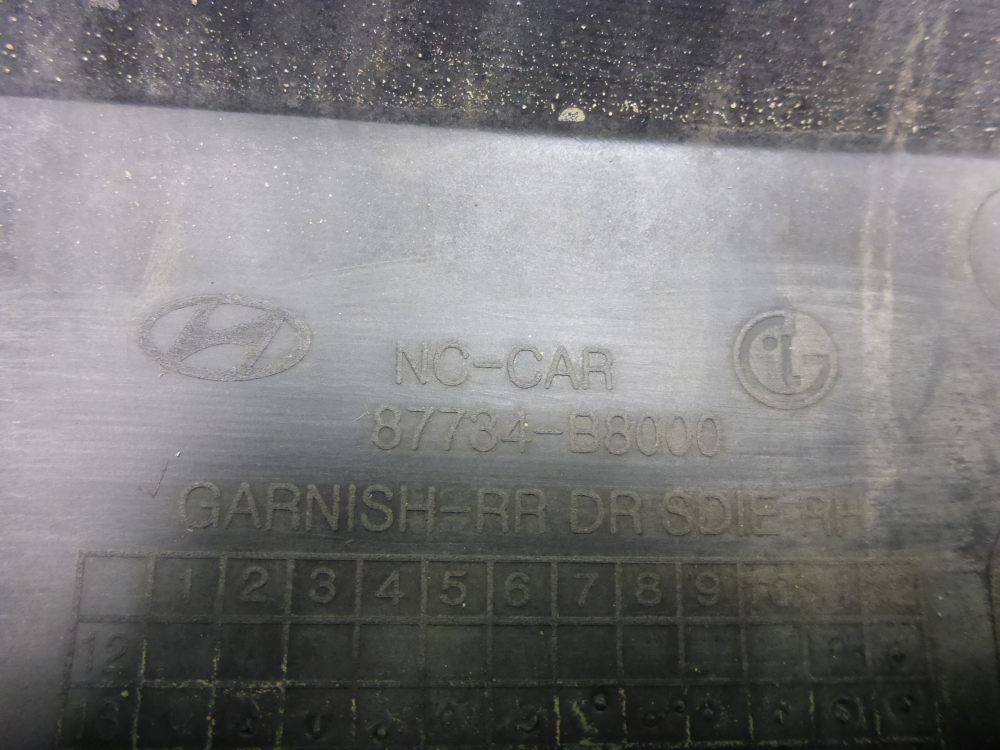 Накладка двери задней правой