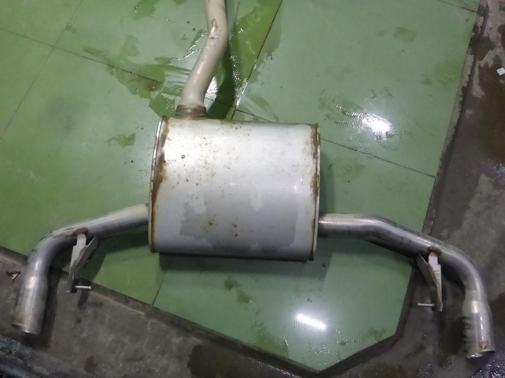 Глушитель основной / задняя часть