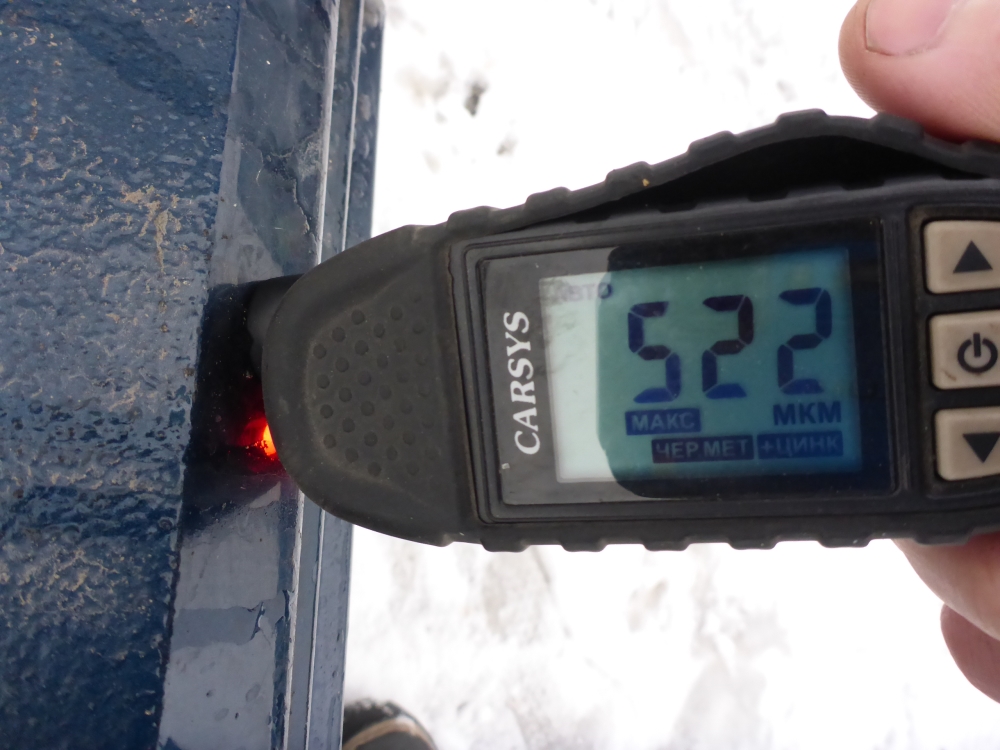 Порог со стойкой левый