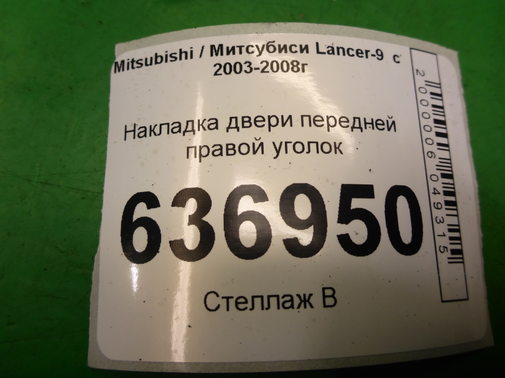 Накладка зеркала правого
