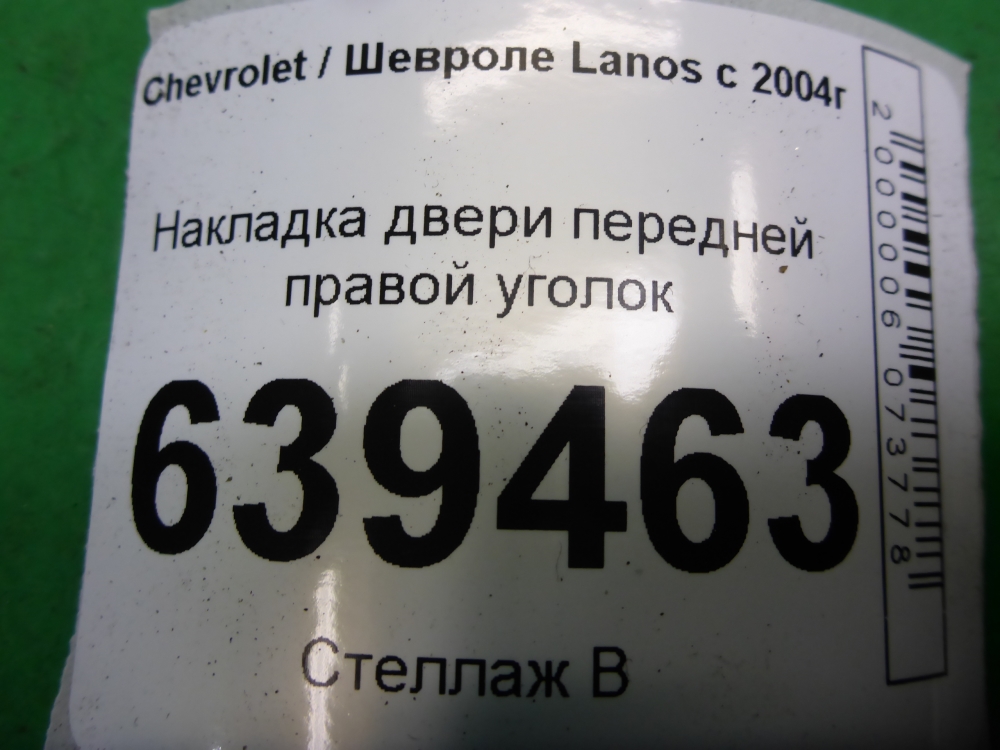 Накладка зеркала правого