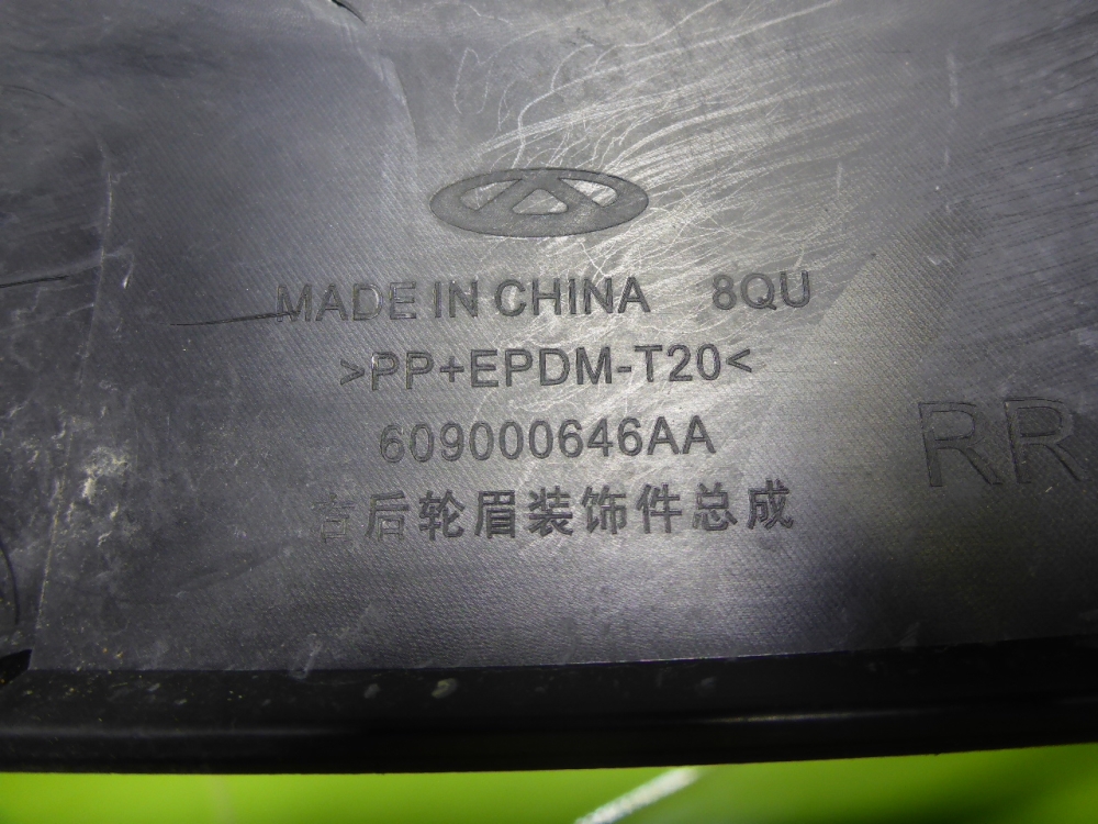 Накладка заднего крыла правого