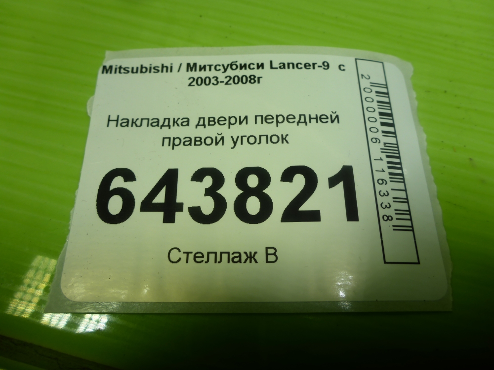 Накладка зеркала правого