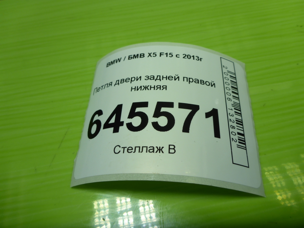 Петля двери задней правой нижняя