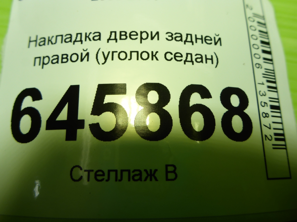 Накладка двери задней правой