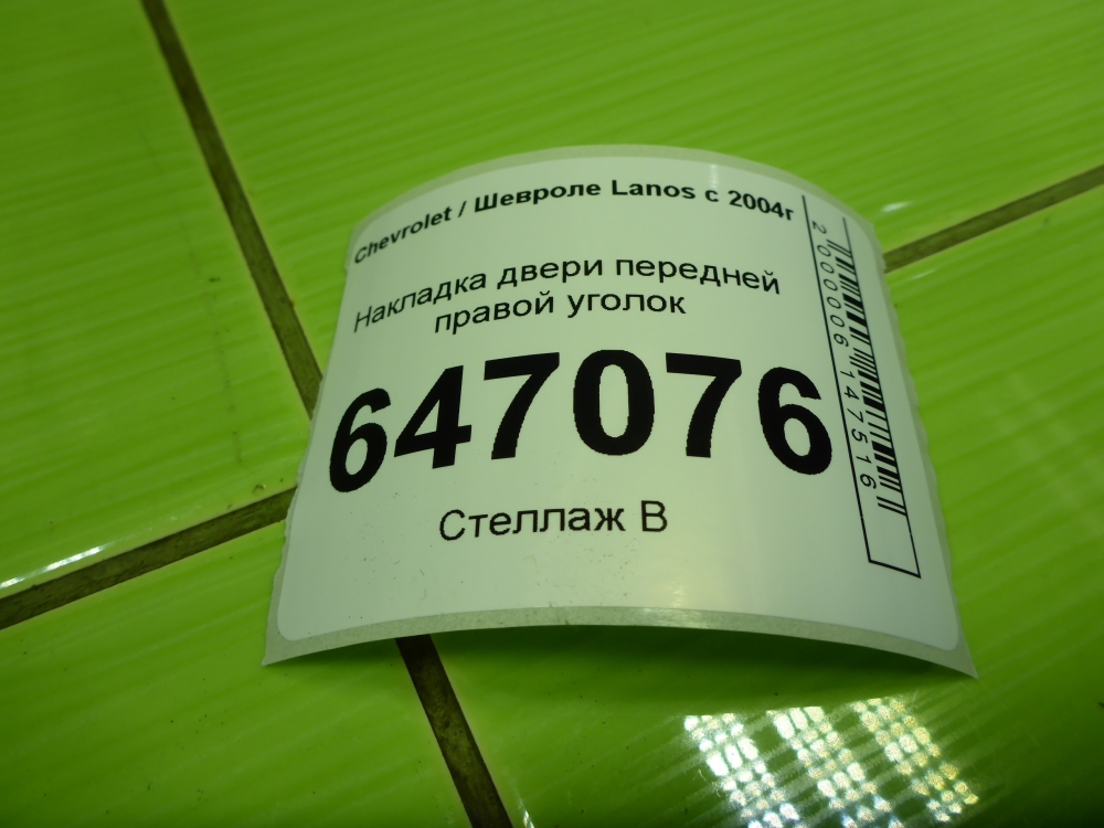 Накладка зеркала правого