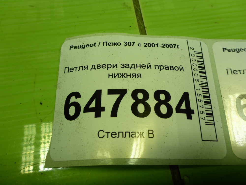 Петля двери задней правой нижняя