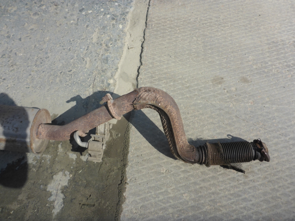 Глушитель основной / задняя часть