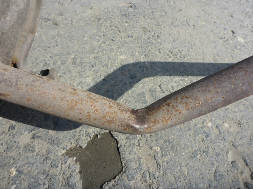 Глушитель основной / задняя часть