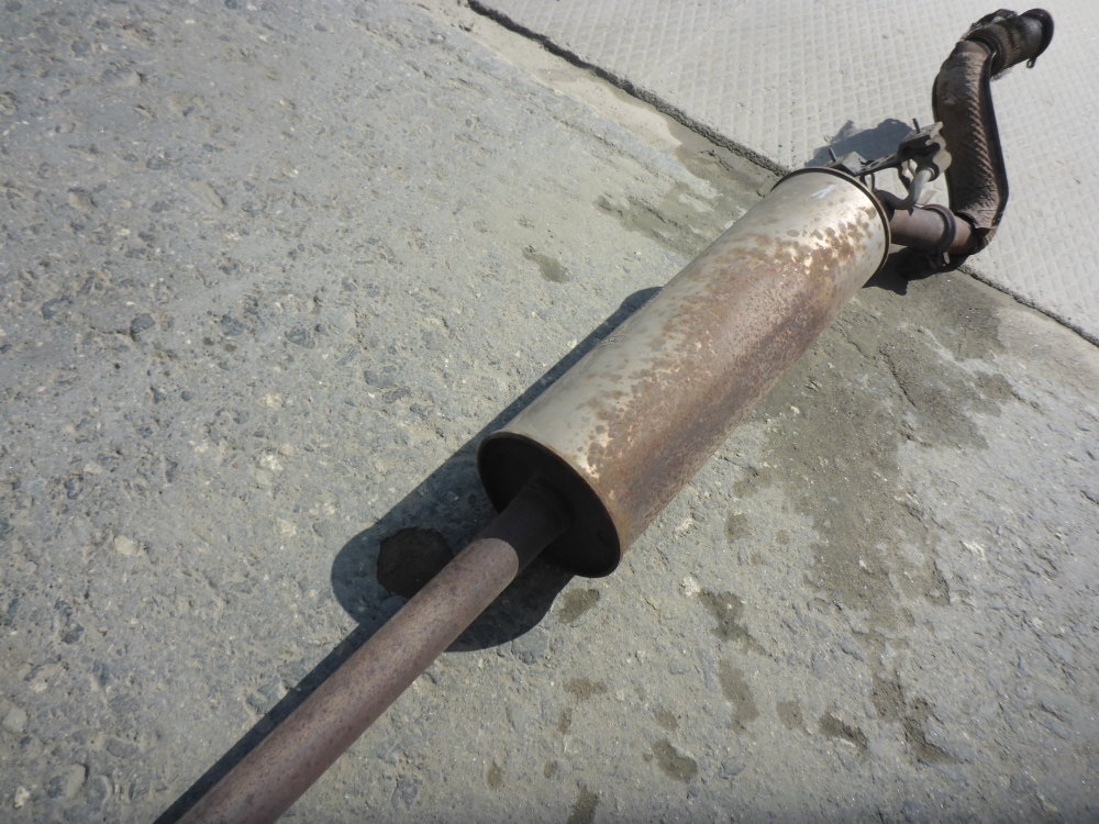 Глушитель основной / задняя часть