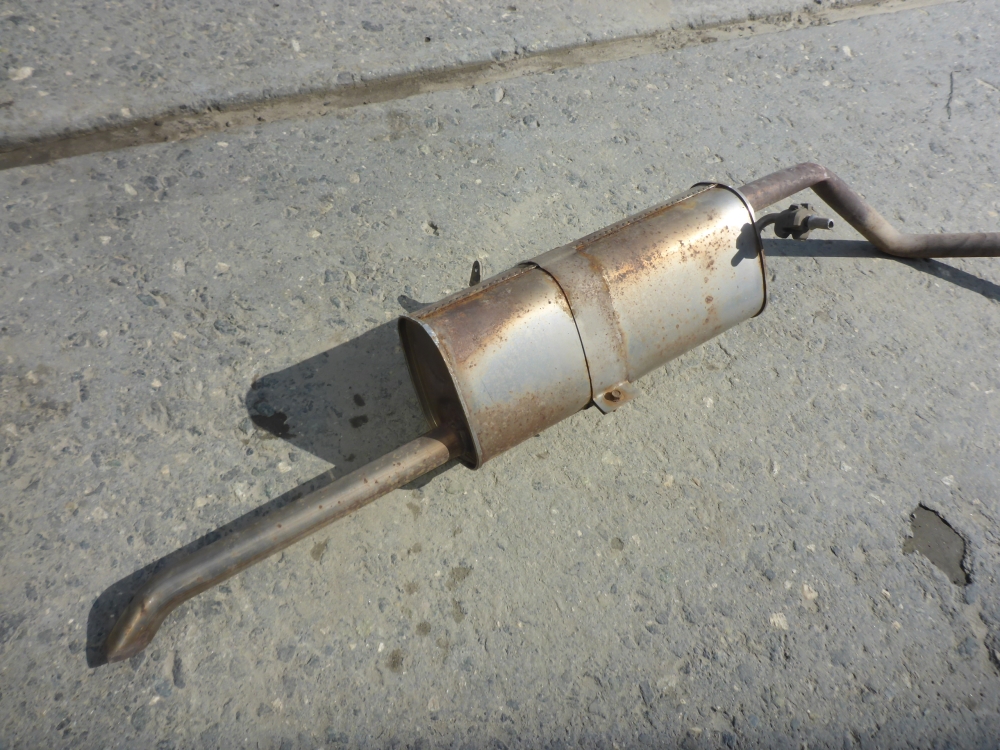 Глушитель основной / задняя часть