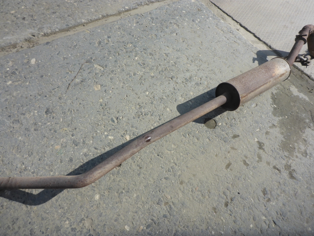 Глушитель основной / задняя часть