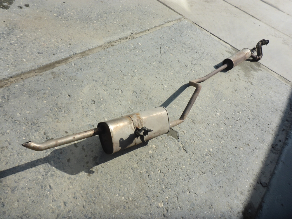 Глушитель основной / задняя часть