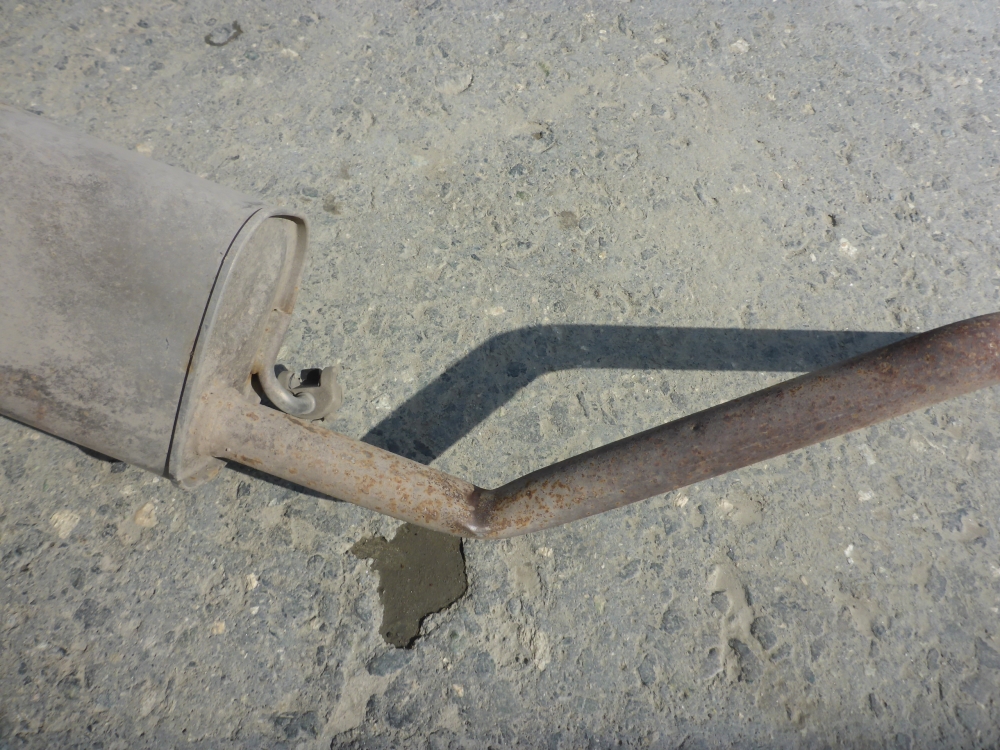 Глушитель основной / задняя часть