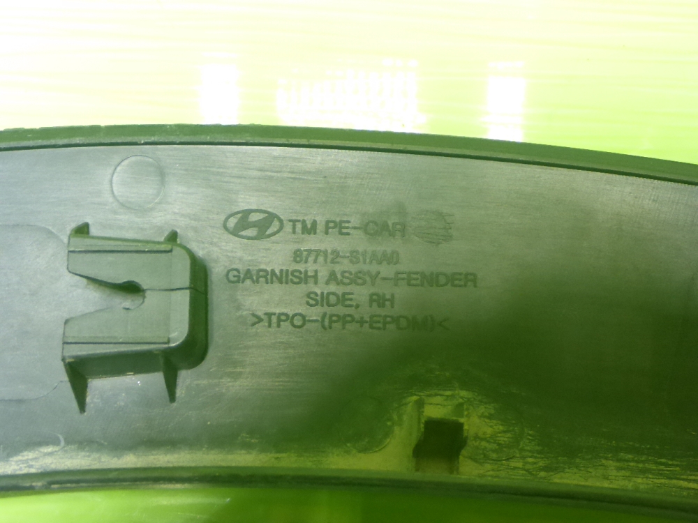 Накладка переднего крыла правого