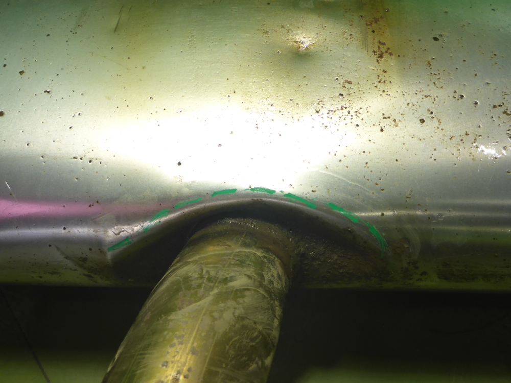 Глушитель основной / задняя часть