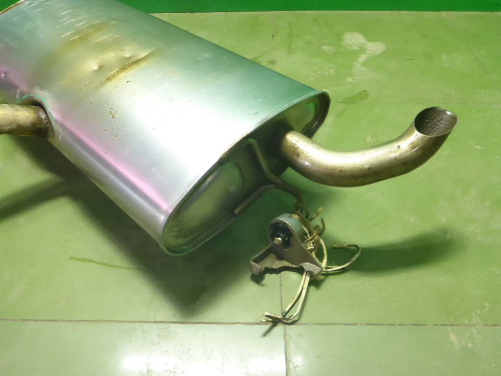 Глушитель основной / задняя часть