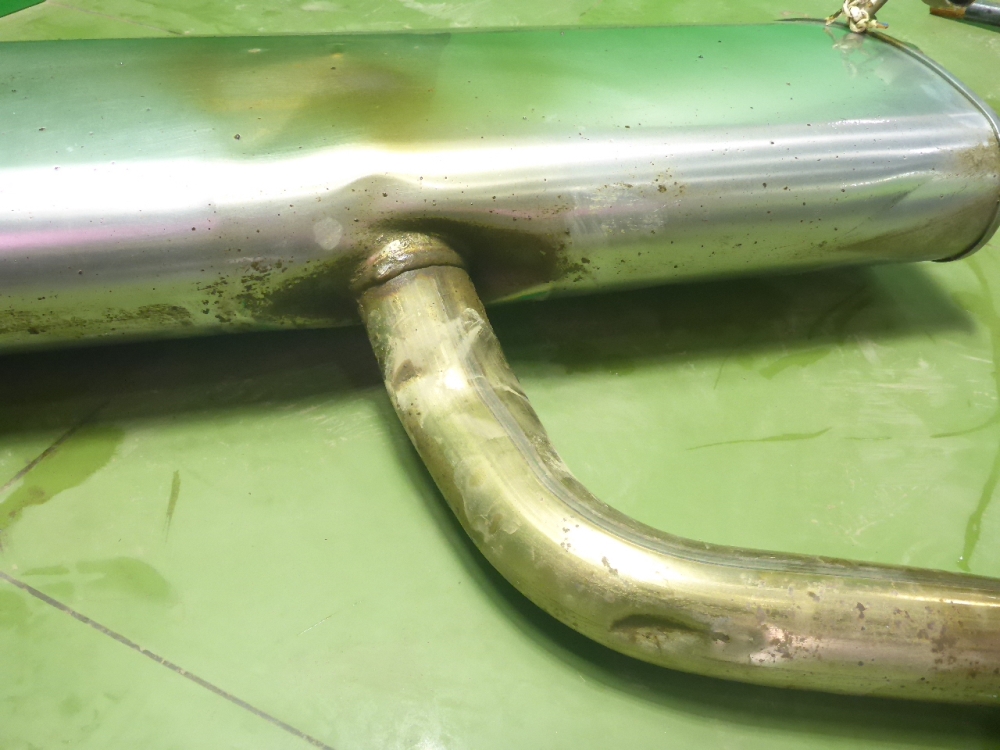 Глушитель основной / задняя часть