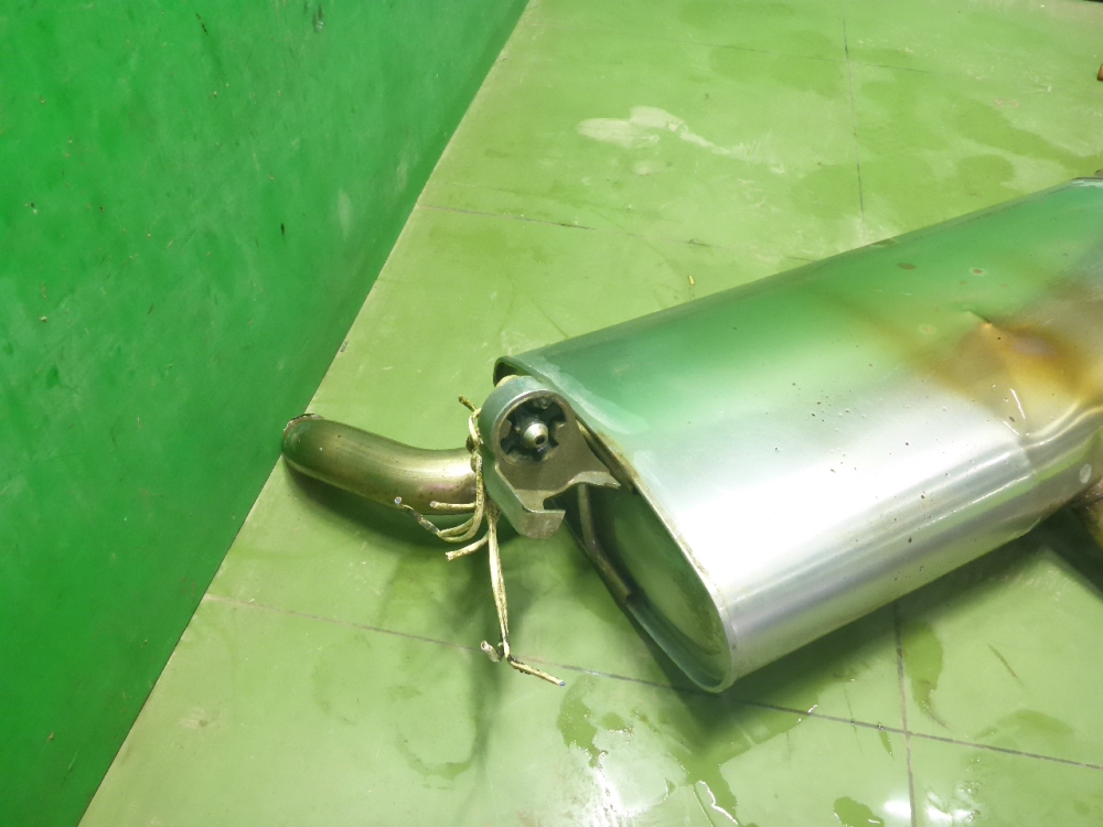 Глушитель основной / задняя часть