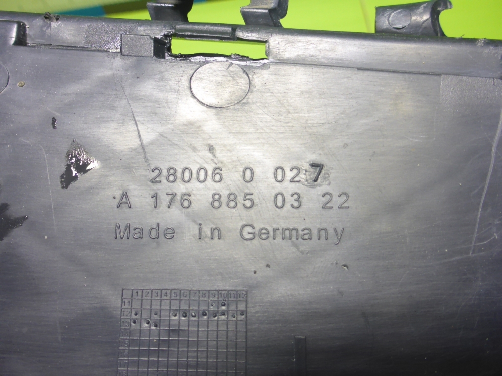 Решетка в бампер левая