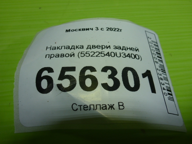 Накладка двери задней правой