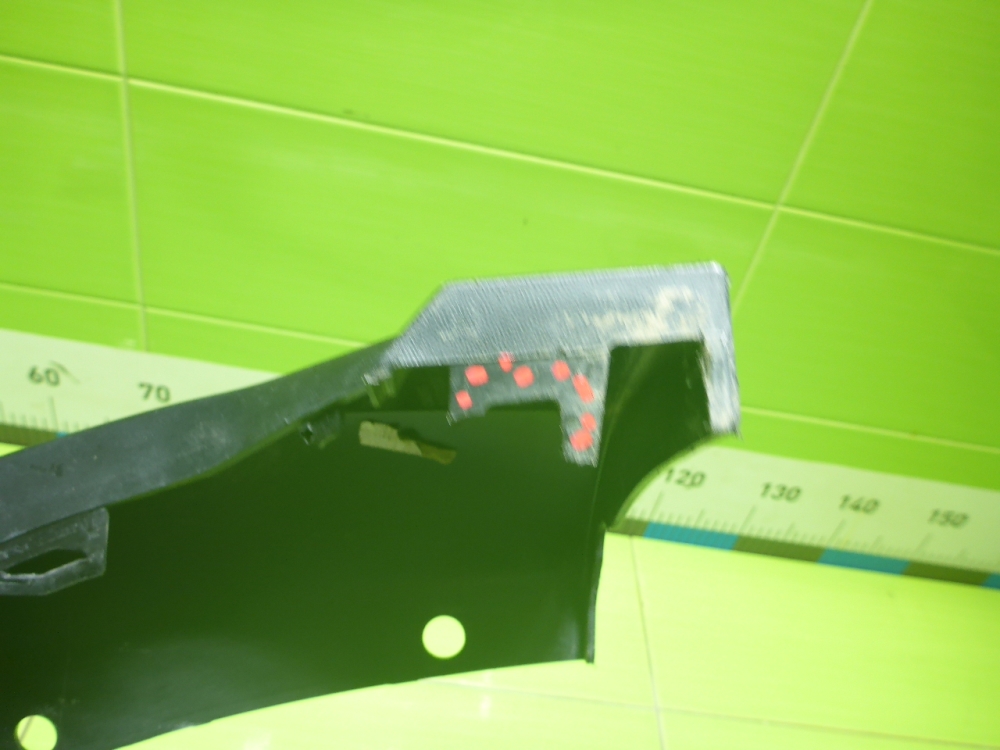 Накладка переднего бампера правая