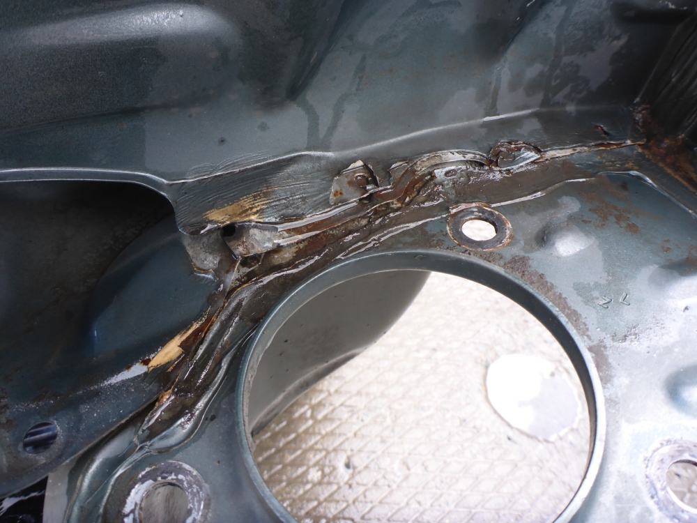 Лонжерон передний левый