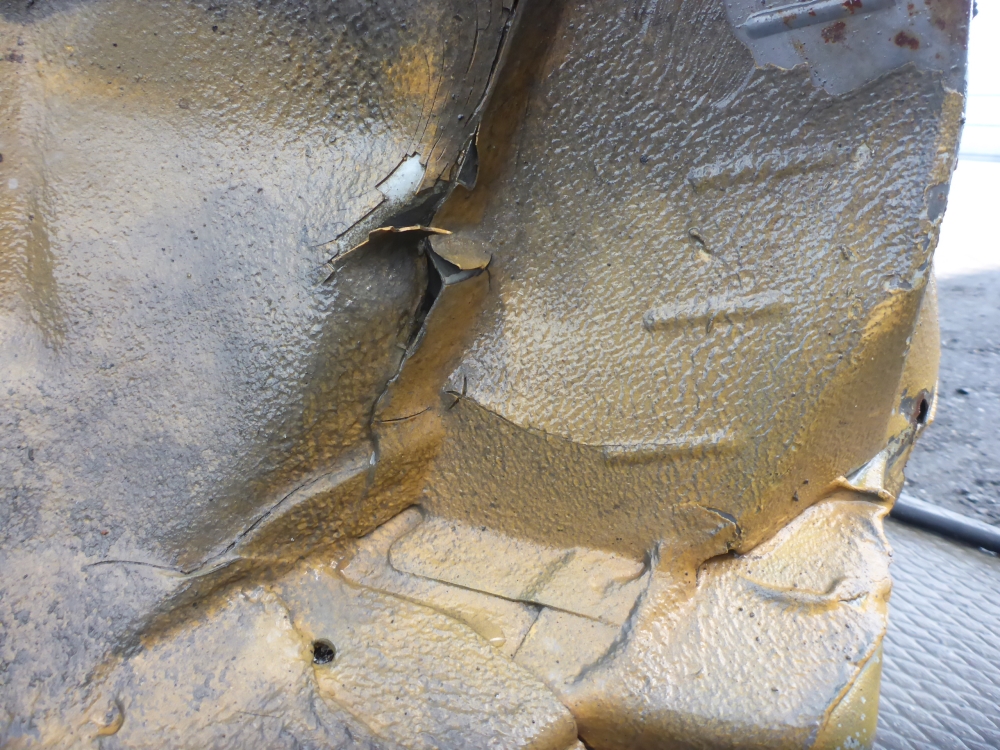 Лонжерон передний левый