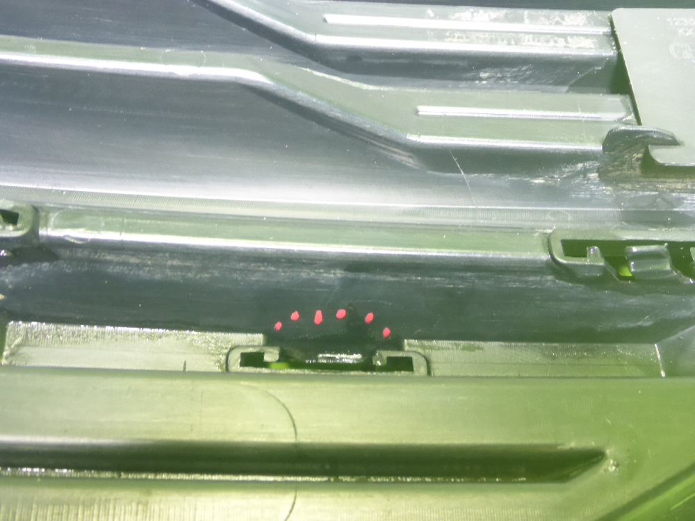 Накладка переднего бампера левая