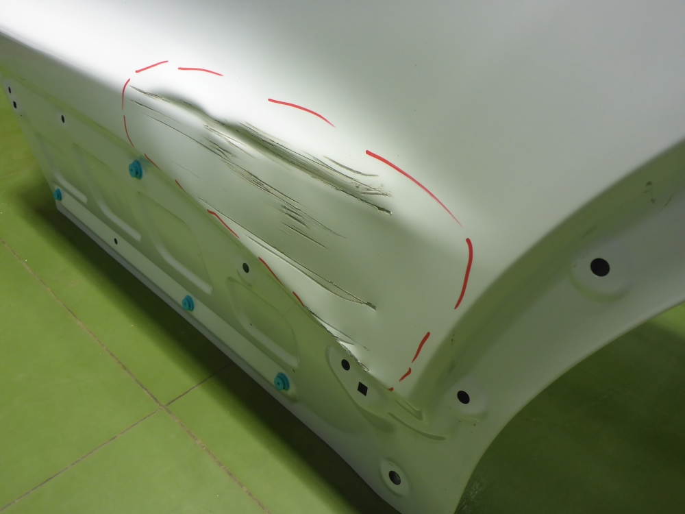 Дверь задняя левая