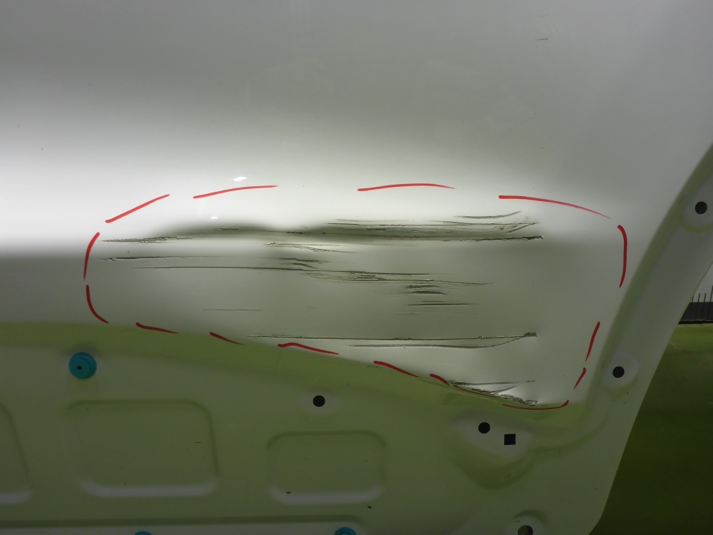 Дверь задняя левая