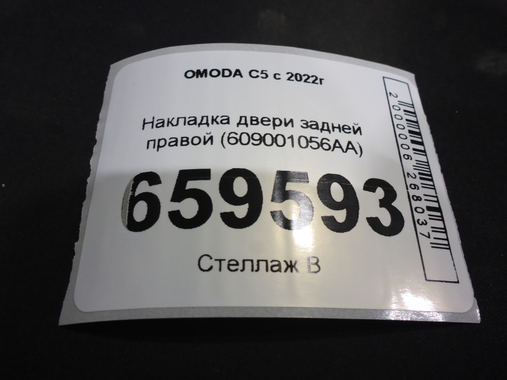 Накладка двери задней правой