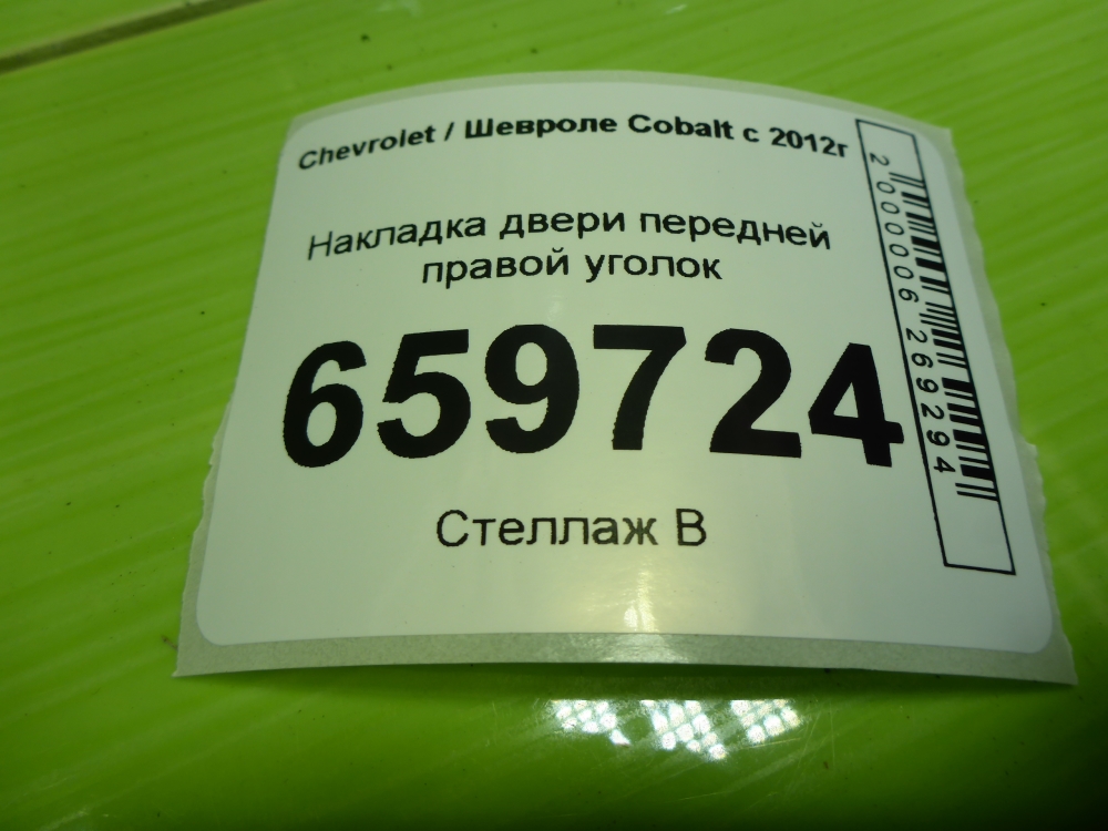 Накладка зеркала правого