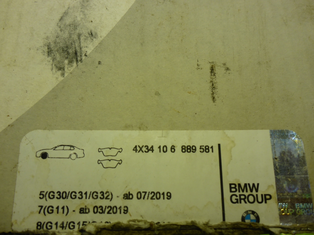 Колодки тормозные передние к-т