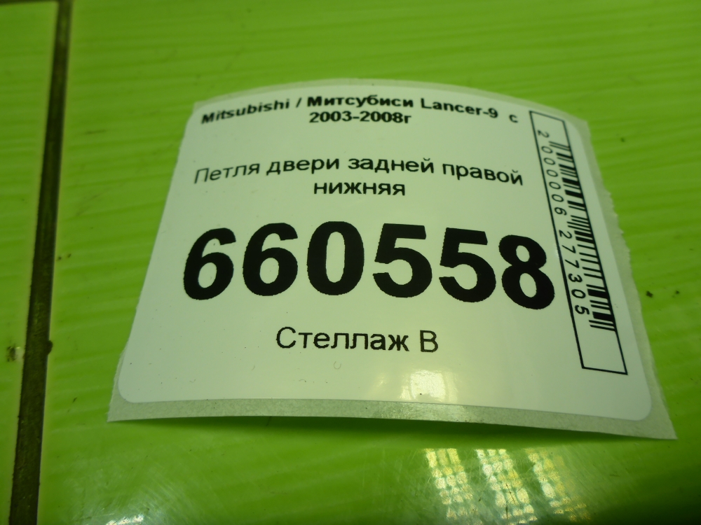 Петля двери задней правой нижняя