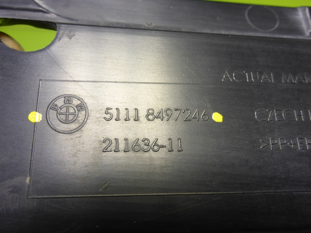 Решетка в бампер правая