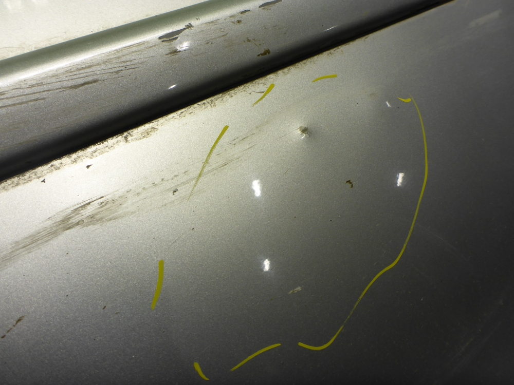 Дверь задняя левая