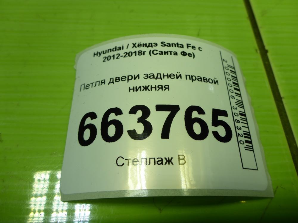 Петля двери задней правой нижняя