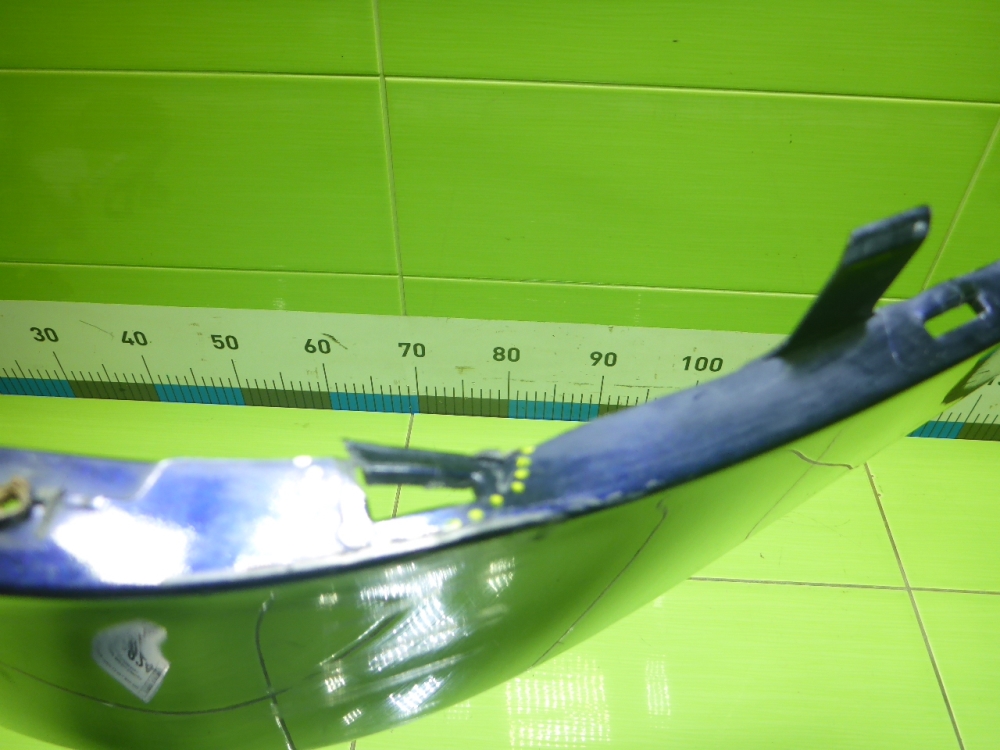 Накладка заднего бампера левая