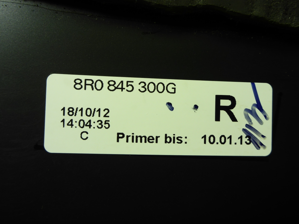 Стекло кузовное глухое правое