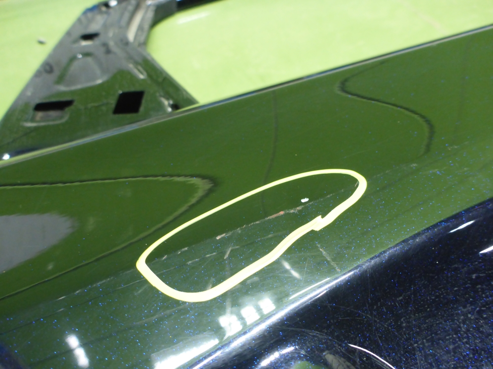 Дверь задняя правая