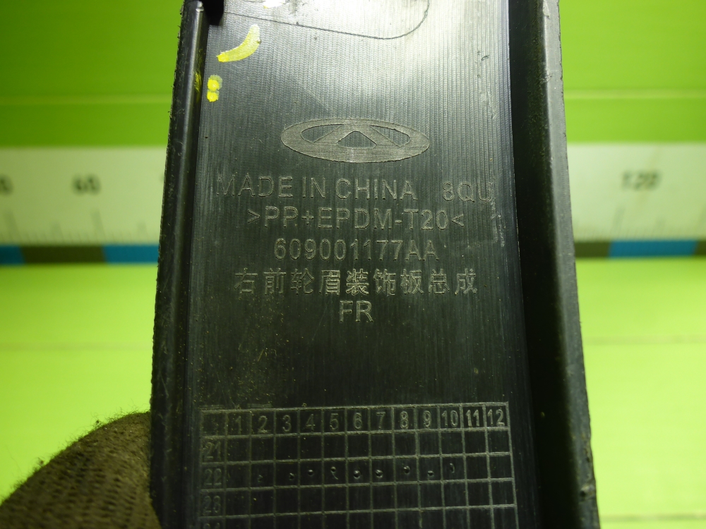 Накладка переднего крыла правого