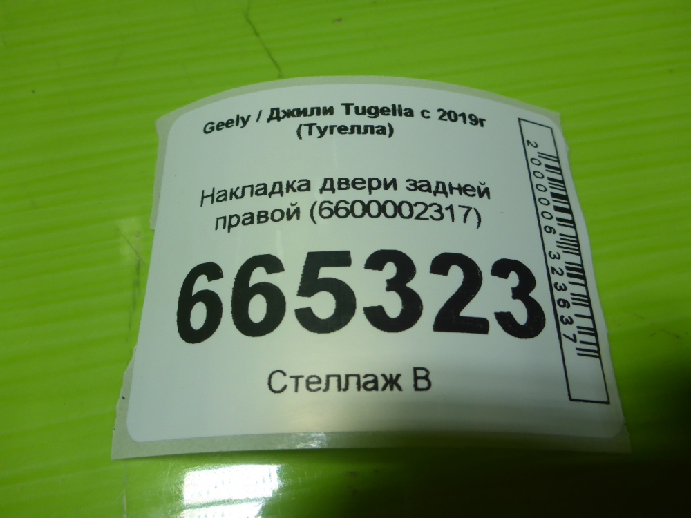 Накладка двери задней правой