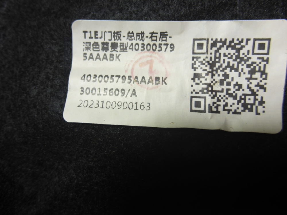 Обшивка двери задней правой