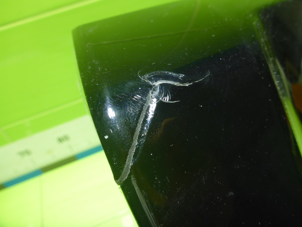 Накладка переднего бампера левая