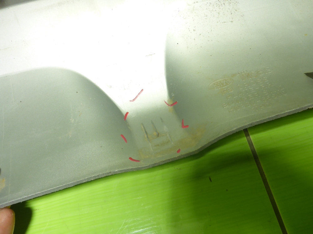 Накладка заднего бампера