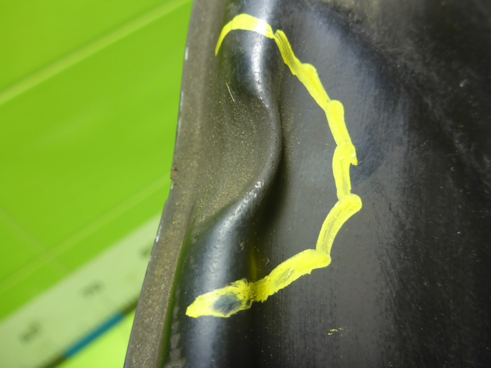 Щит опорный задний правый