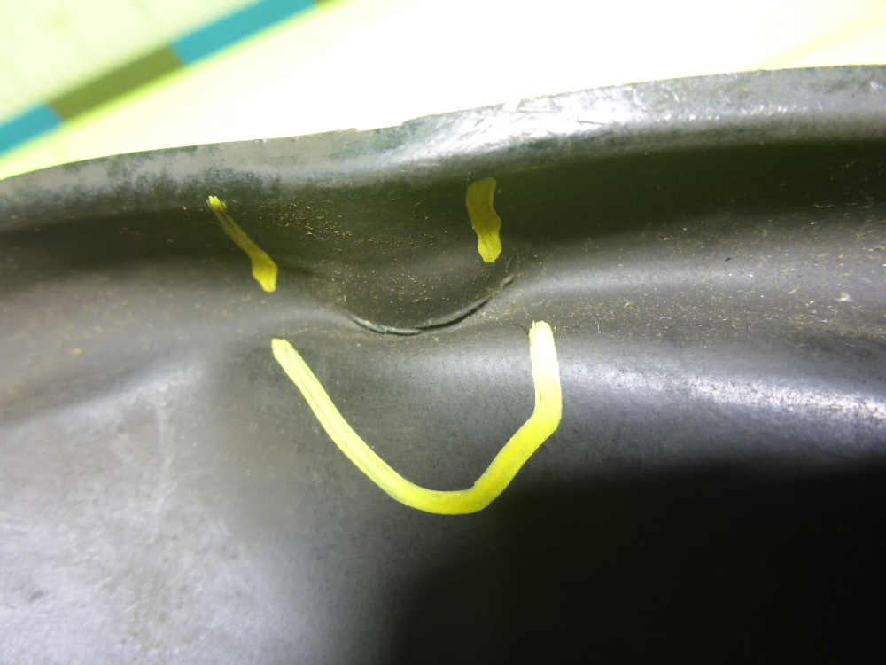 Щит опорный задний правый