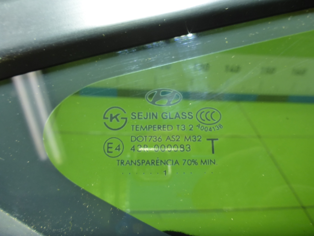 Стекло кузовное глухое правое